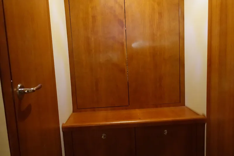 Slide: The Image of Wooden interior cabinetry on a 2007 Chris-Craft Roamer 40 yacht. - 27