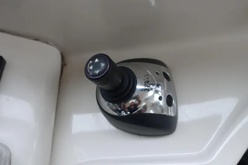 Slide: The Image of Joystick control on 2007 Chris-Craft Roamer 40 boat dashboard. - 6