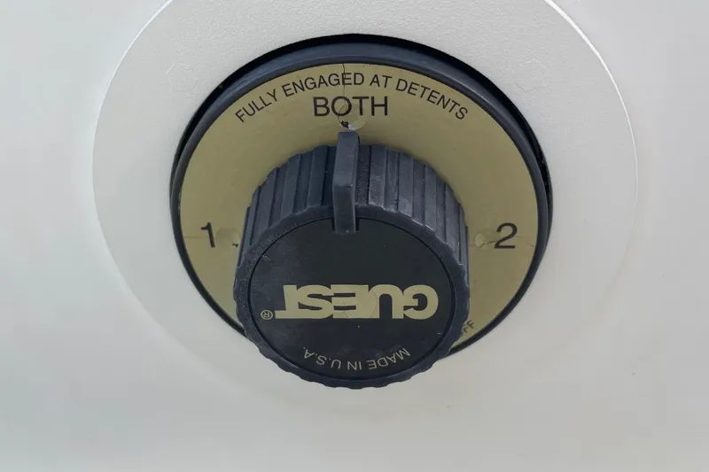 Slide: The Image of Battery selector switch on a 2006 Scout 242 Sportfish boat. - 51