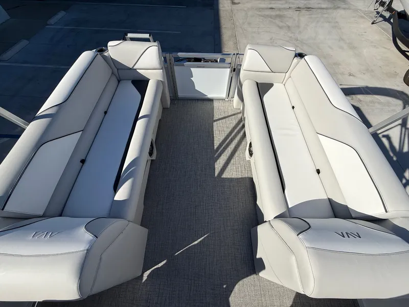Slide: The Image of Avalon 23' Venture Platinum Quad lounge w/ 115HP Mercury! 2026 - 14