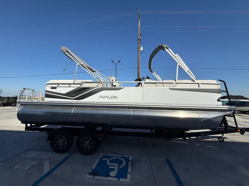 Slide: The Image of Avalon 23' Venture Platinum Quad lounge w/ 115HP Mercury! 2026 - 5
