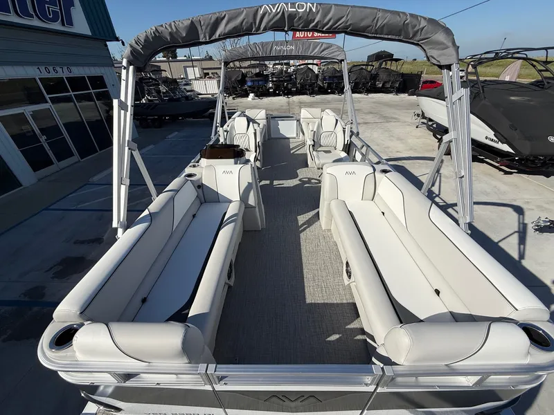 Slide: The Image of Avalon 23' Venture Platinum Quad lounge w/ 115HP Mercury! 2026 - 6