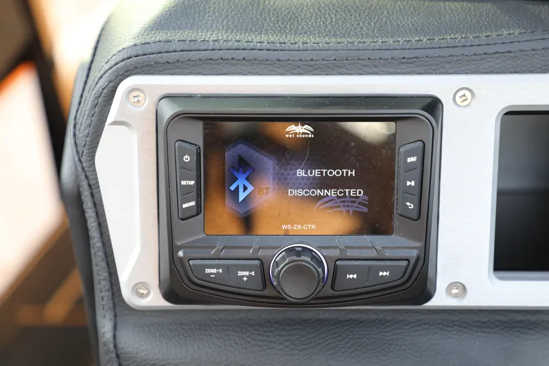 Slide: The Image of Centurion Nv213 2025 dashboard with Bluetooth disconnected display. - 8