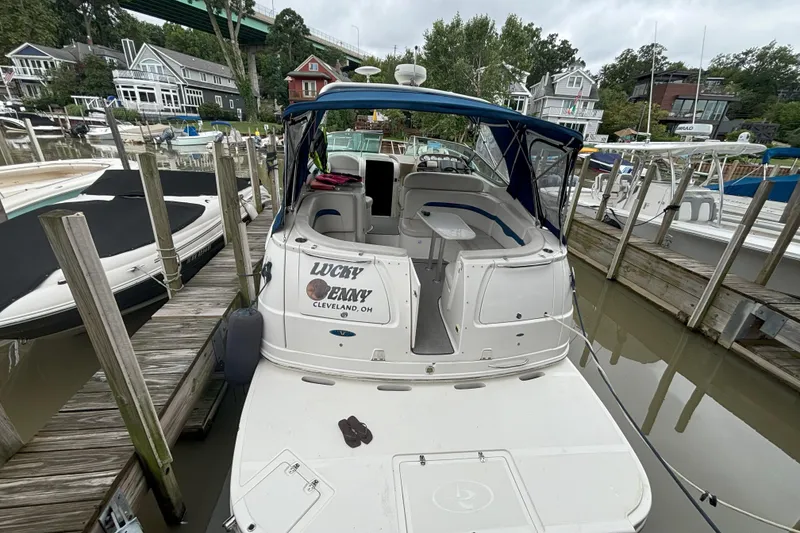 Slide: The Image of Chaparral 310 Signature 2003 docked at marina, Cleveland, Ohio. - 7