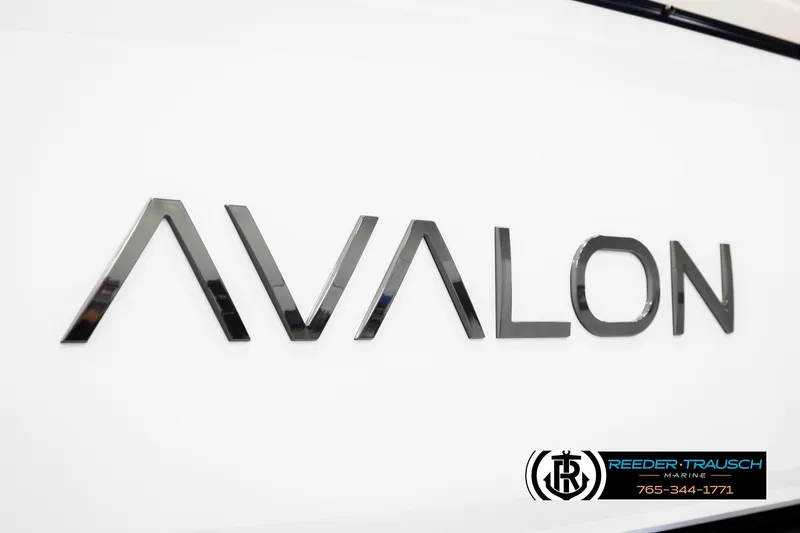 Slide: The Image of Avalon Excal LTD CRB 2026 logo on white background, Reeder-Trausch Marine branding. - 56