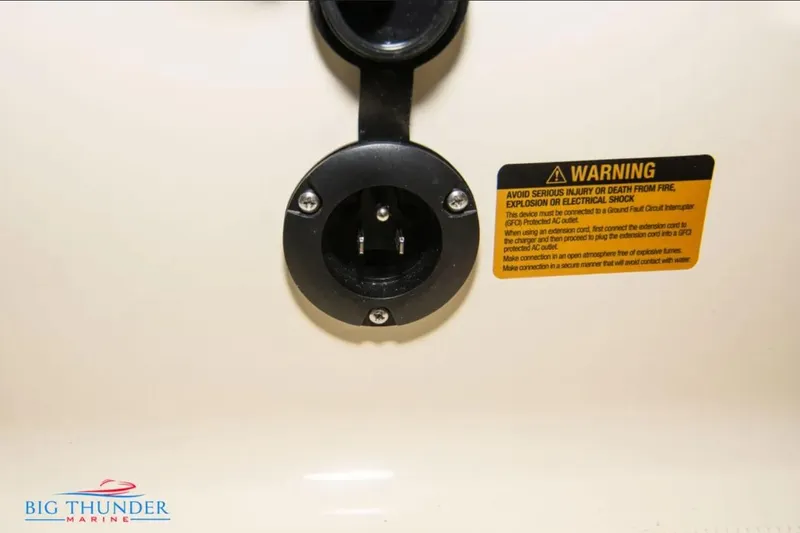 Slide: The Image of 2024 Capoforte FX270 electrical outlet with safety warning label. - 9