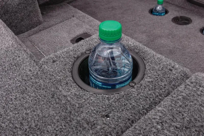 Slide: The Image of Cup holder with water bottle in 2022 Tracker Pro Team 175 TXW boat. - 30