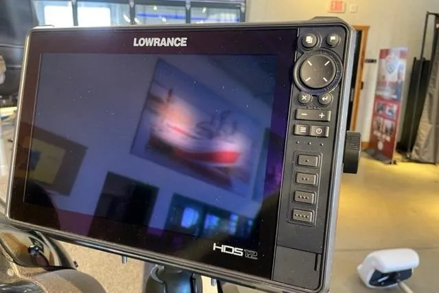 Slide: The Image of Lowrance HDS-12 fishfinder on 2022 Tracker Pro Team 175 TXW boat. - 8