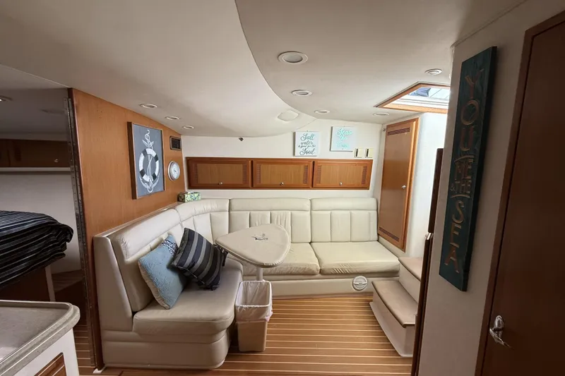 Slide: The Image of Engine room of 2005 Cabo 40 Express with CAT Marine Power engine. - 32