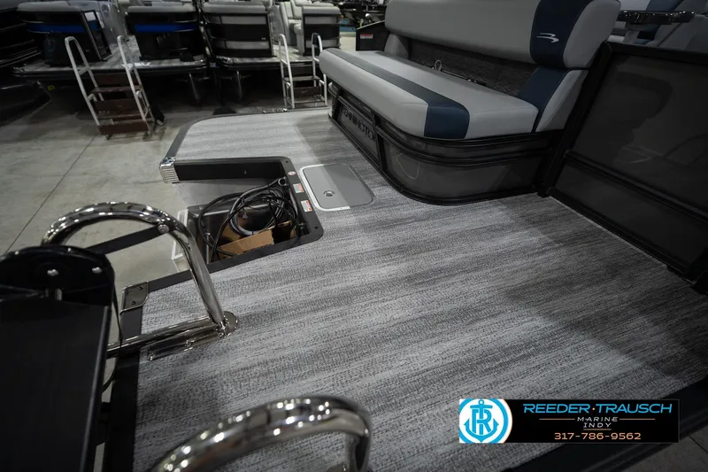 Slide: The Image of Close-up of 2026 Bennington 23 SLJ emblem on textured surface. - 58