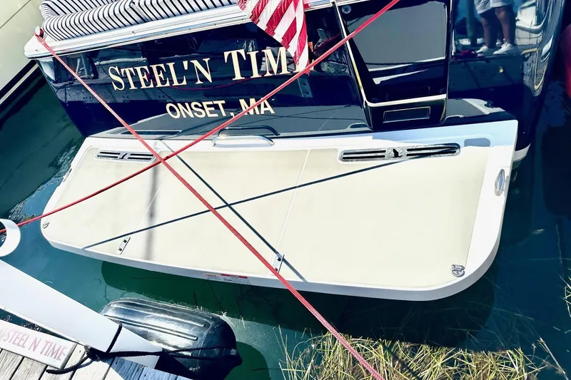 Slide: The Image of Stern at Dock with Davits - 9