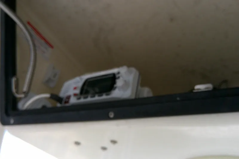 Slide: The Image of 2015 KenCraft 2060 BAYRIDER interior with electronic equipment. - 6