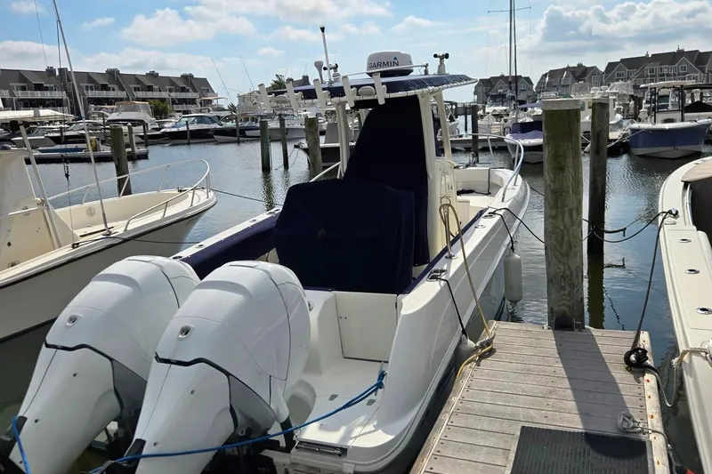 Slide: The Image of Interior view of a 2010 Boston Whaler 250 Outrage Fish Box - 37