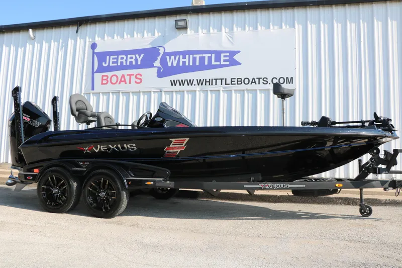 The Image of 2024 Vexus VXS 20 boat on trailer at Jerry Whittle Boats dealership. - 1
