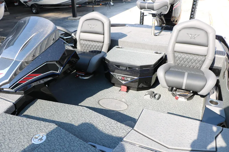 Slide: The Image of 2024 Vexus VXS 20 boat interior with sleek seating and modern design. - 31