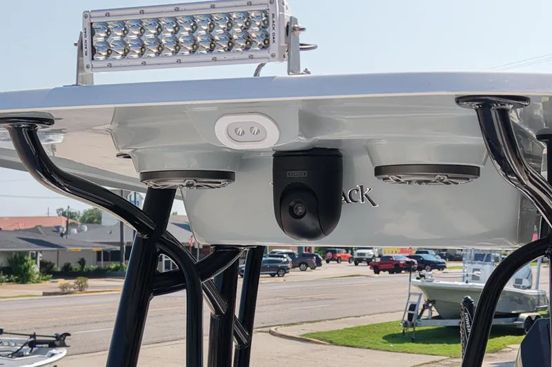 Slide: The Image of 2024 BlackJack 256 Coastal boat with advanced lighting and camera system. - 8