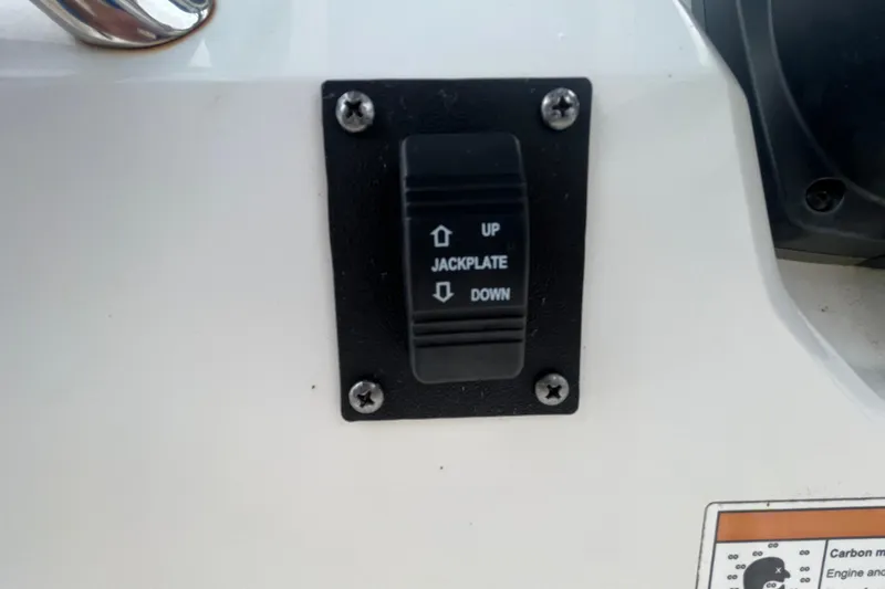 Slide: The Image of Switch panel for jackplate control on 2016 Robalo 246 Cayman boat. - 21
