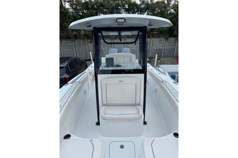 Slide: The Image of 2023 Sea Hunt Gamefish 27 Forward Seating boat with sleek design and spacious seating. - 15