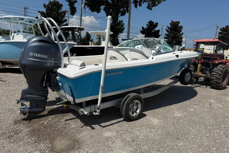 Slide: The Image of 2017 Tidewater 196 DC Explorer boat with Yamaha engine on trailer. - 7