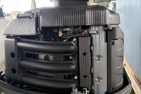 Slide: The Image of Close-up of a 2006 Intrepid 310 Walkaround engine component. - 14