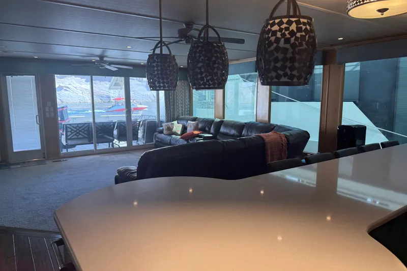 Slide: The Image of Luxurious interior of 2015 STARDUST Oceans Share #2 houseboat with modern decor and lake view. - 21