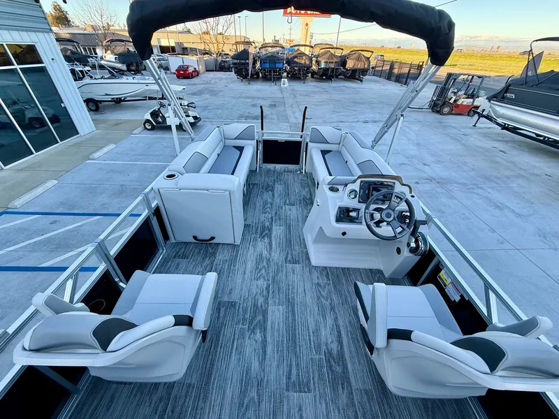 Slide: The Image of Avalon 23' Venture Platinum Quad Lounge w/ 150HP Mercury!! 2026 - 8