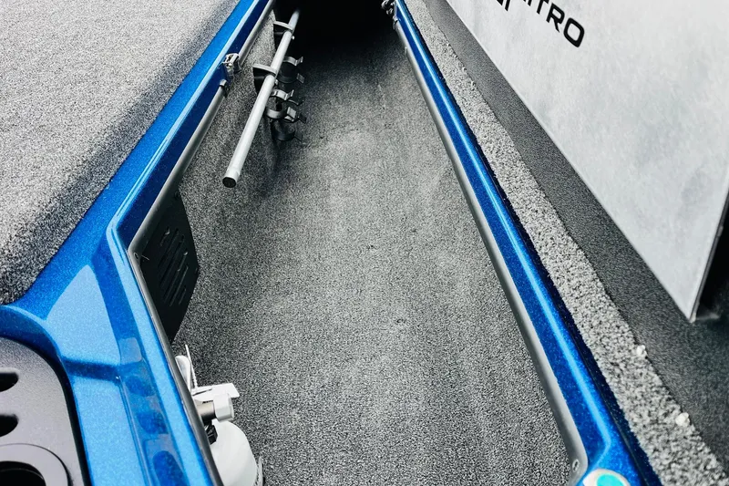 Slide: The Image of Interior view of 2026 Nitro Z21 XL Pro boat storage compartment. - 78