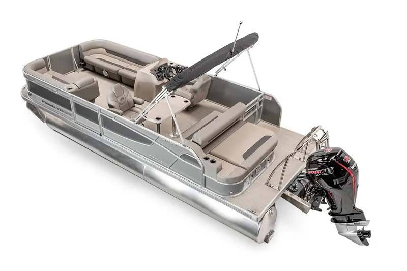 Slide: The Image of Manufacturer Provided Image: 2022 Princecraft Vectra 23 RL pontoon boat with outboard motor and spacious seating. - 24
