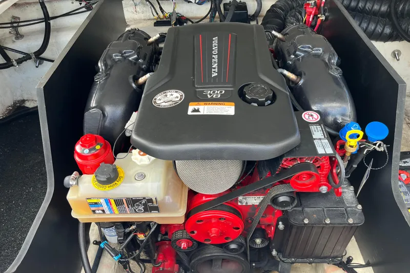 Slide: The Image of Volvo Penta 300 V8 engine in 2021 Regal 2300 Bowrider boat. - 10