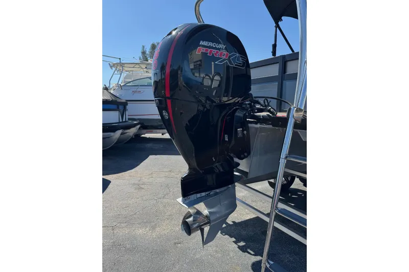 Slide: The Image of Mercury Pro XS outboard motor on 2022 Viaggio Diamante B boat. - 39