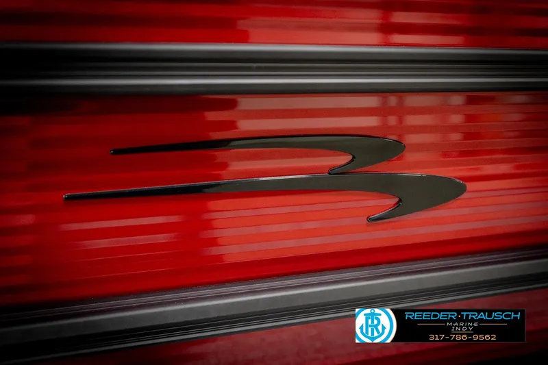 Slide: The Image of 2026 Bennington 20 SSR interior flooring, featuring textured design and modern seating arrangement. - 45