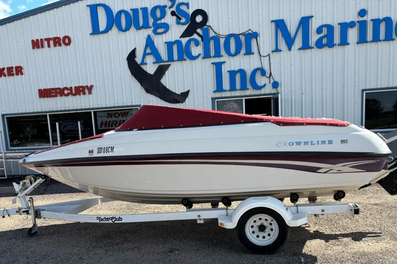 Slide: The Image of 2000 Crownline 180 BR boat on trailer at Doug's Anchor Marine. - 20