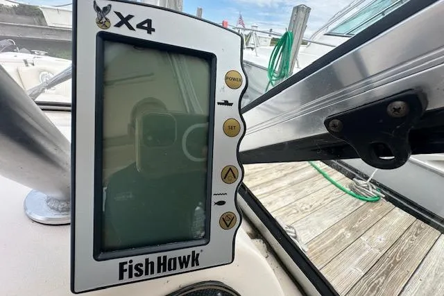 Slide: The Image of Raymarine C Series display on 2010 Grady-White Tournament 275 boat. - 8