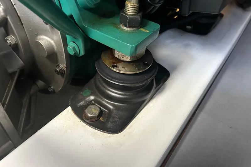 Slide: The Image of Engine mount detail on 2018 Beneteau Swift Trawler 44. - 39