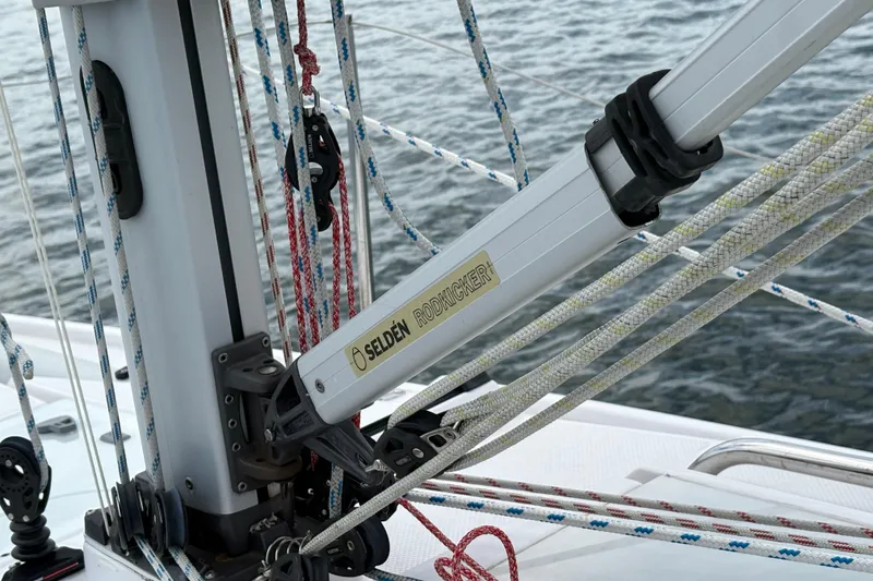 Slide: The Image of Close-up of rigging on a 2018 Catalina 275 Sport sailboat. - 15