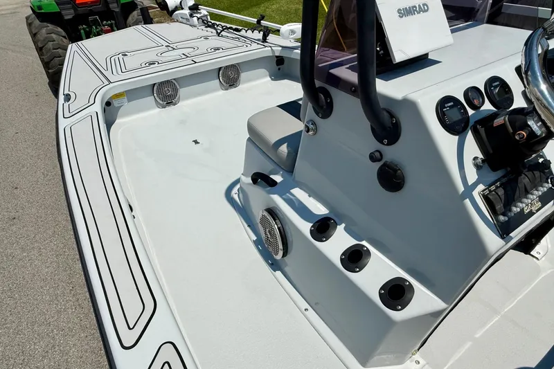 Slide: The Image of 2017 Majek M2 ILLUSION boat interior with console, gauges, and seating. - 11