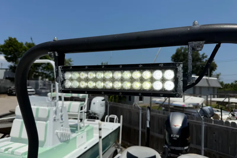 Slide: The Image of LED light bar on a 2017 Majek M2 ILLUSION boat, sunny day background. - 18