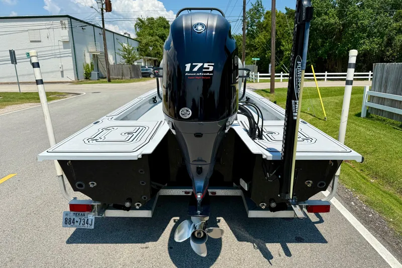 Slide: The Image of 2017 Majek M2 ILLUSION boat with 175 horsepower engine on a trailer. - 3