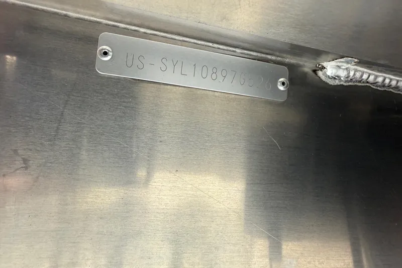 Slide: The Image of Metal identification plate on Sylvan L-3 DLZ DH, 2026 model. - 22