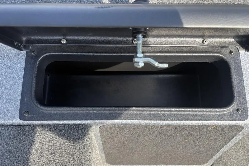 Slide: The Image of Open storage compartment in 2008 Skeeter ZX190 boat. - 13