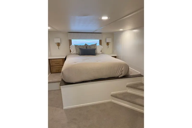 Slide: The Image of Luxurious bedroom interior in 2025 Sumerset Excellence Multiple Shares houseboat. - 16