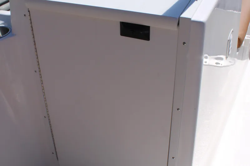 Slide: The Image of Close-up of 2026 Key West 203 DFS boat interior detail, showcasing sleek design and craftsmanship. - 17