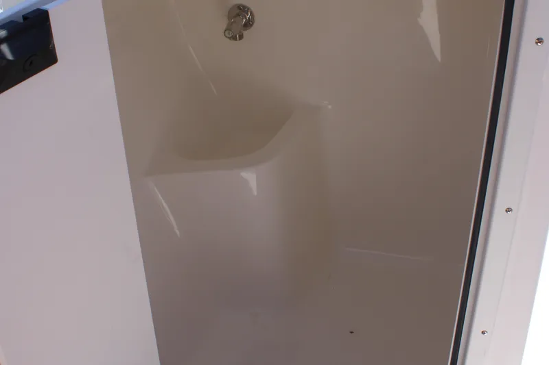 Slide: The Image of Interior view of 2026 Key West 203 DFS boat compartment. - 18