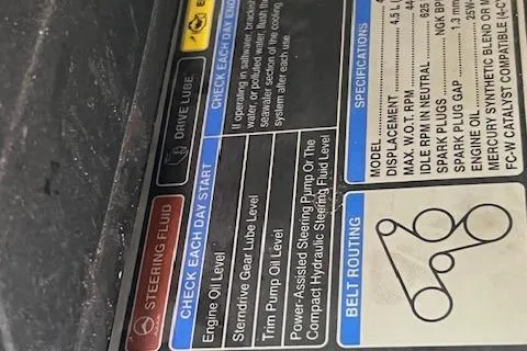 Slide: The Image of Maintenance checklist and specifications for Bracewell 25, 2024 model, including belt routing diagram. - 26
