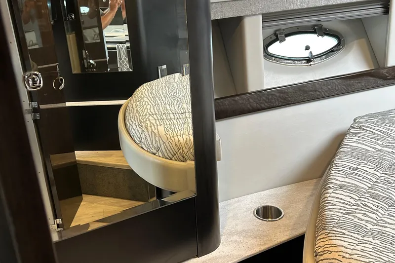 Slide: The Image of Interior of 2016 Formula 40 Cruiser with modern design and porthole window. - 47