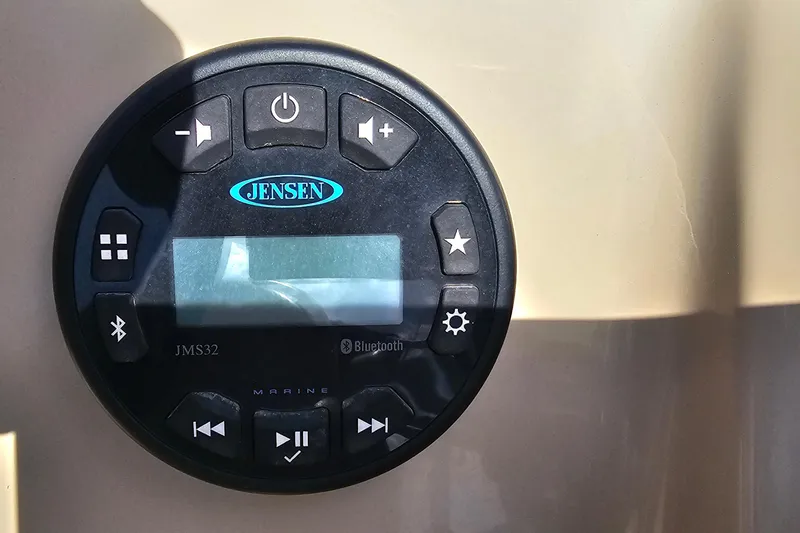 Slide: The Image of Jensen marine audio system on 2021 Bentley Pontoons 200 CRUISE with Bluetooth connectivity. - 15
