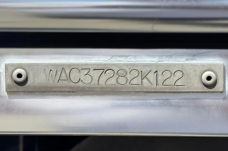 Slide: The Image of Hull identification number on 2022 Aloha Pontoon 230 boat. - 23