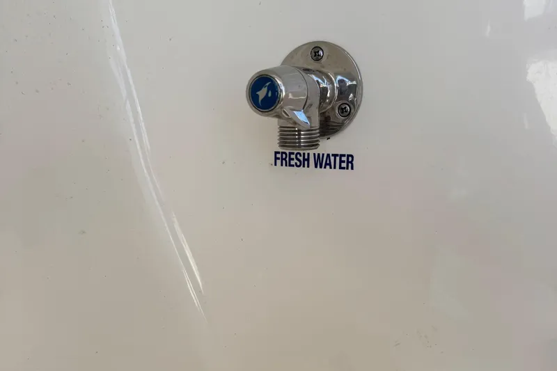 Slide: The Image of Fresh water outlet on 2023 Key West 203 DFS boat. - 21