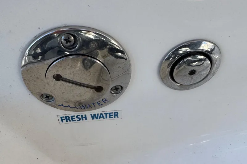 Slide: The Image of Fresh water inlet on 2023 Key West 203 DFS boat. - 32
