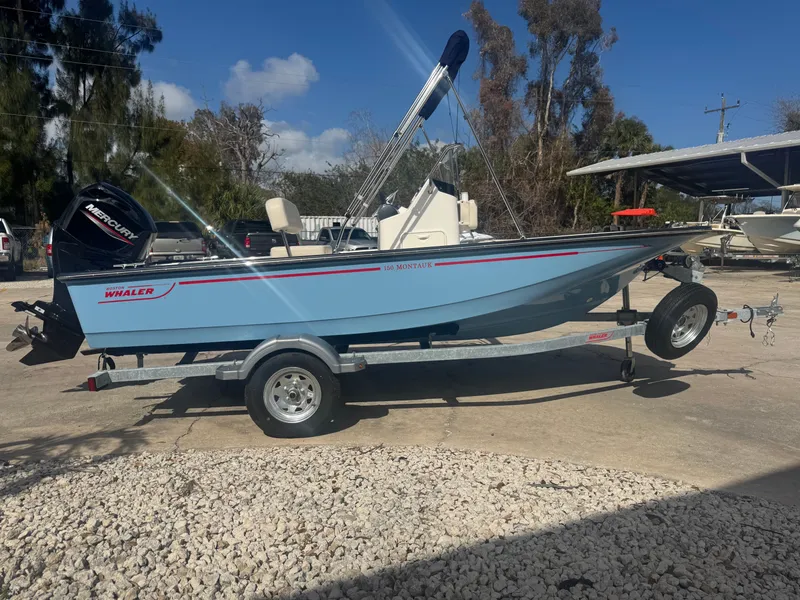 Slide: The Image of Boston Whaler 150 Montauk 2026 - 1